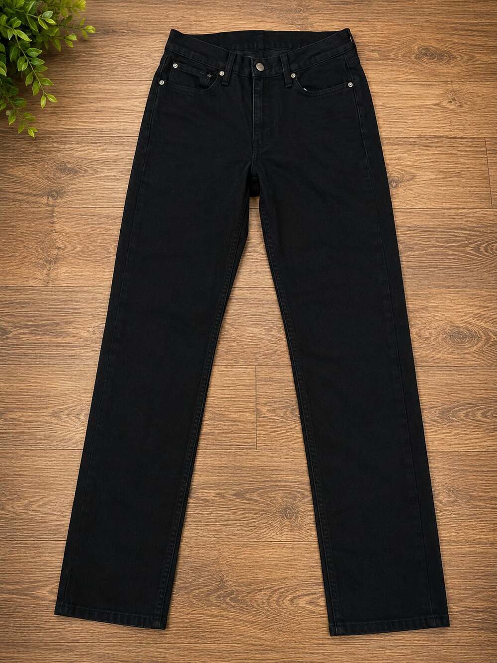 Levi's 514 Straight Fit Black Denim Jeans